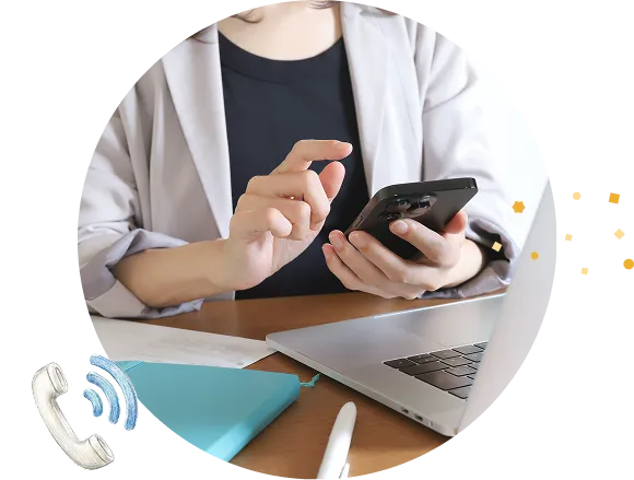 電話一本のスピード対応