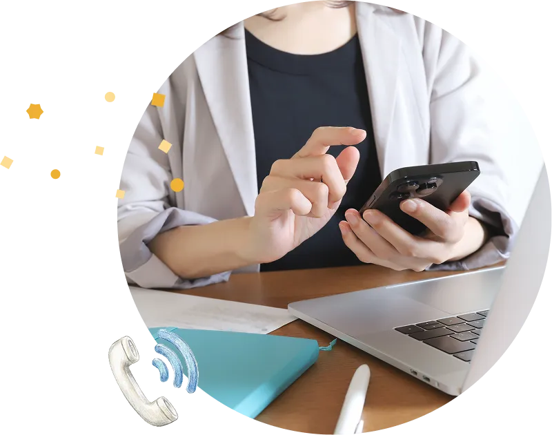 電話一本のスピード対応