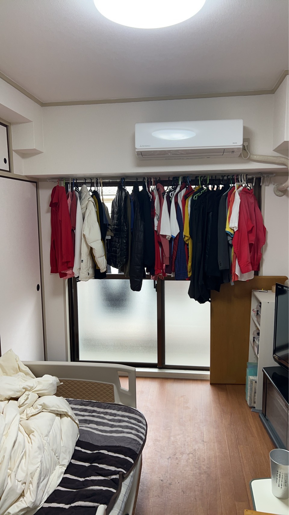 東淀川区1DK片付け お部屋全体ビフォー