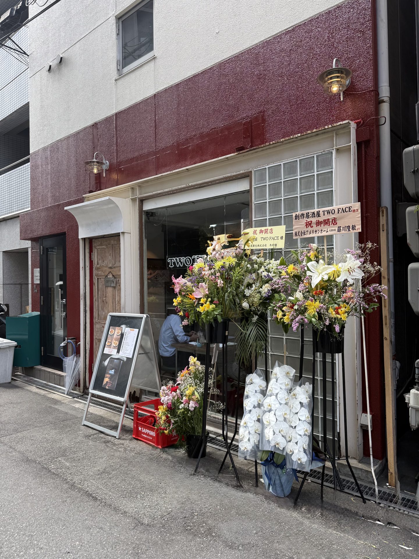 創作居酒屋 TWO FACE 様 店舗外観 (大阪市西区土佐堀・肥後橋)