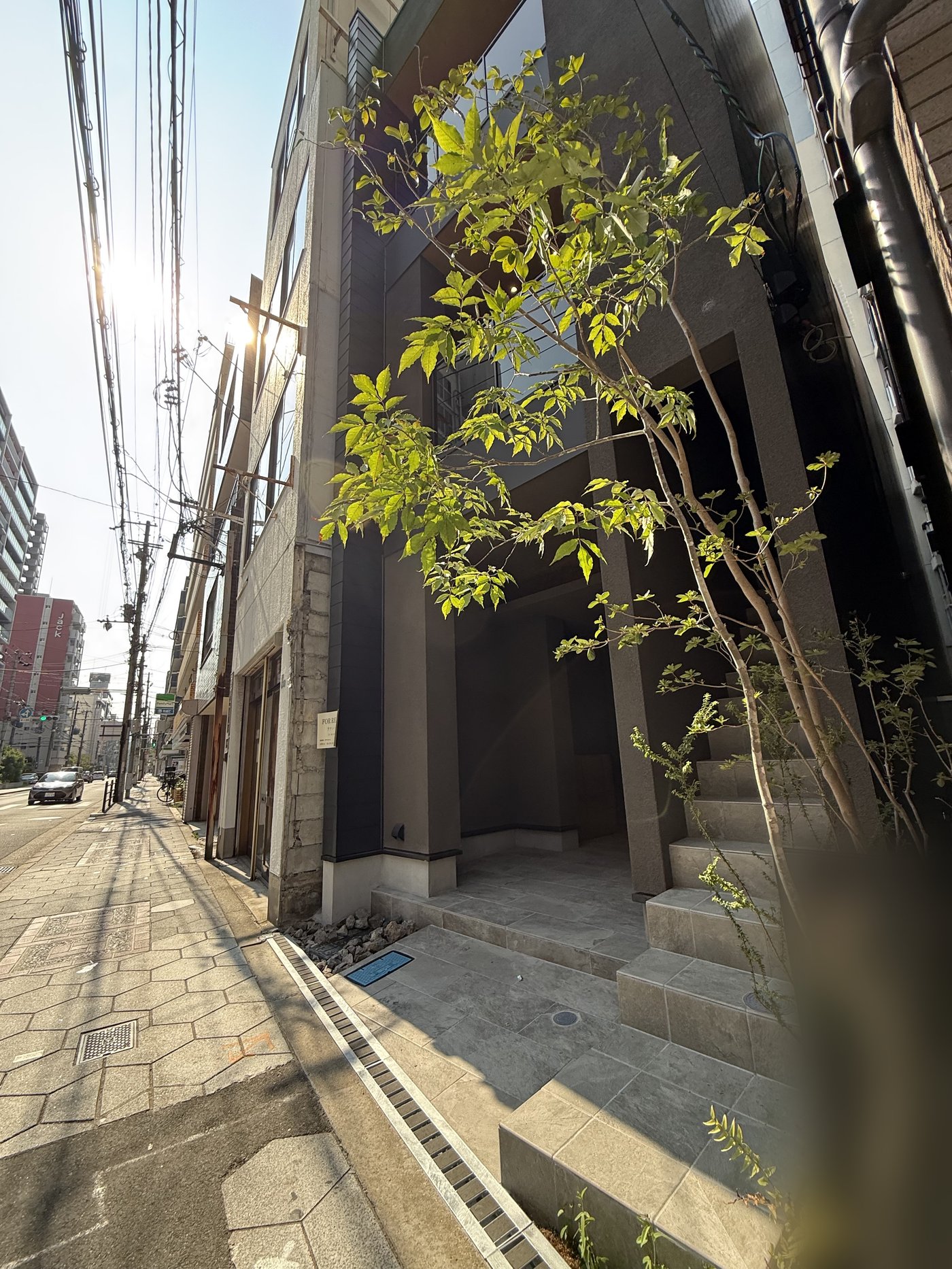大阪市北区の一棟貸し宿泊施設 La・atta Doshin の外観